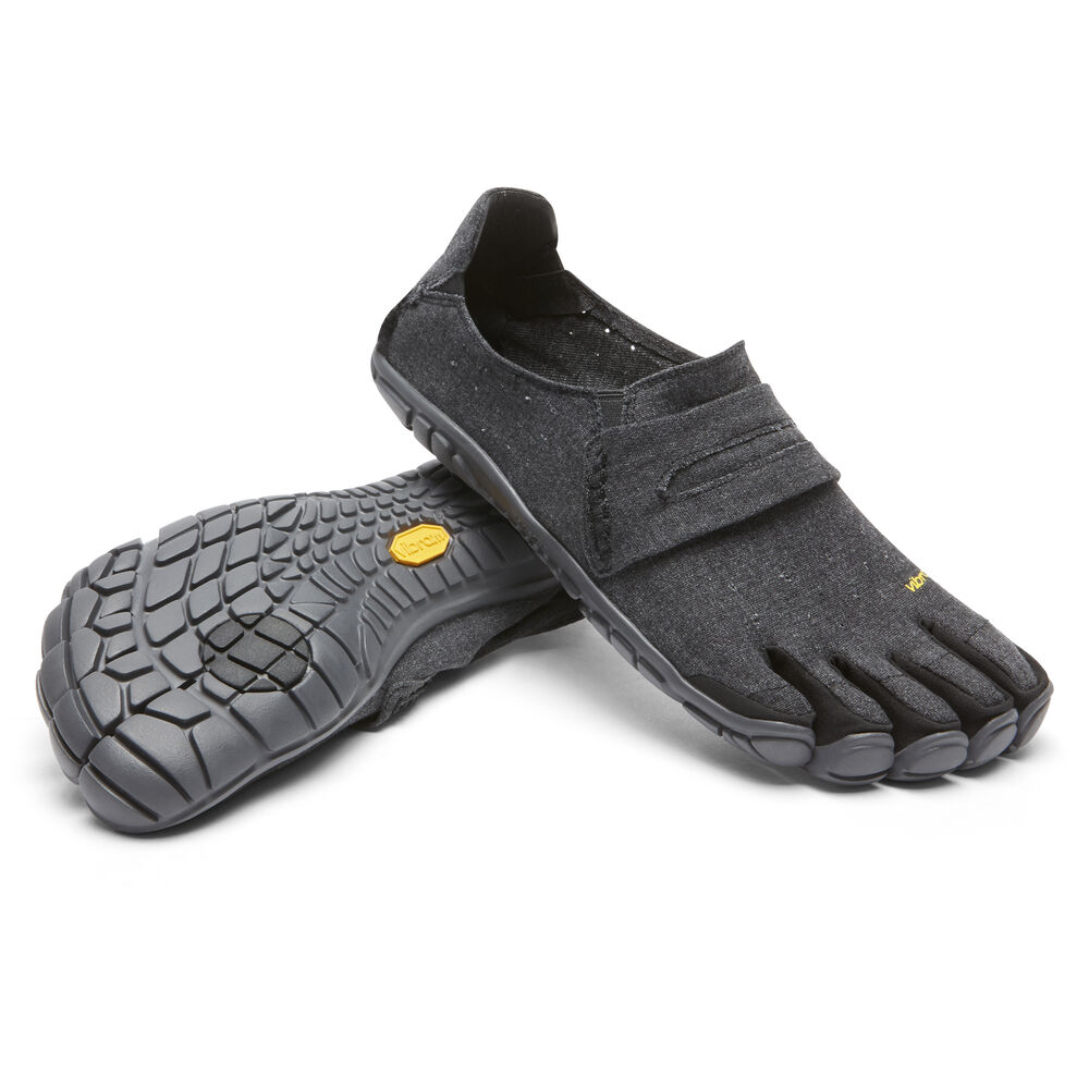 Vibram Fivefingers CVT-Hemp Erkek 5 Parmak Ayakkabı Siyah,BV3416892